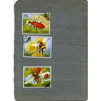 ОАЭ, ШАРДЖА,1972, насекомые  3м