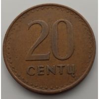 20 центов 1991 Литва. Возможен обмен