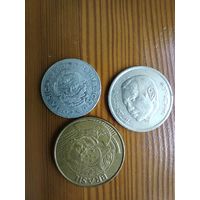 Косте Рико 5 колонов 2008, Марокко 1 2002, Бразилия 25 центов 2008  -11