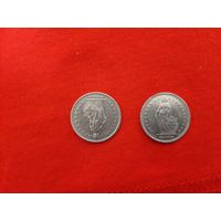 1 франк 1978, 1994 год Швейцария