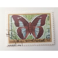 Йемен 1990. Бабочки и наскомые