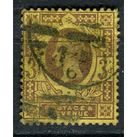 Великобритания - 1887/1892 - Королева Виктория 3P - [Mi.90a] - 1 марка. Гашеная.  (LOT EV7)-T10P19