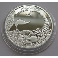 Конго 2020 серебро (1 oz) "Скорпион"
