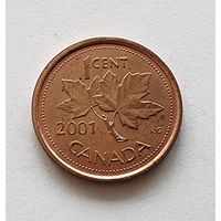 Канада 1 цент, 2001