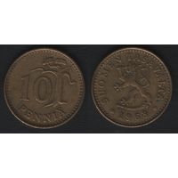 Финляндия km46 10 пенни 1963 год (S) (m101)