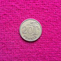 Финляндия 20 пенни 1963 г.