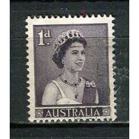 Австралия - 1959/1965 - Королева Елизавета II 1Р - [Mi.288A] - 1 марка. Гашеная.  (Лот 5FA)-T25P8