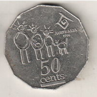 Австралия 50 цент 1994 Международный год семьи