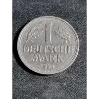Германия (ФРГ) 1 марка 1964 J