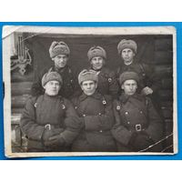 Фото группы военных. Декабрь 1941 г. 9х12 см.