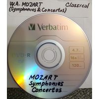 DVD MP3  - V.A.MOZART - Symponies & Concertos - 1 DVD