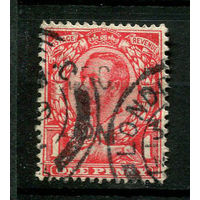 Великобритания - 1911/1912 - Король Георг V 1P - [Mi.122iiX] - 1 марка. Гашеная.  (LOT T2)
