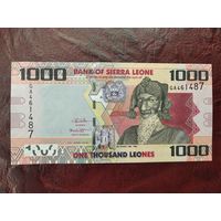 1000 Леоне Сьерра-Леоне 2016 г.