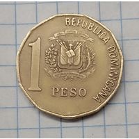 Доминиканская Республика 1 песо 2000г. km80.2