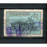 Панама - 1962 - Синагога 21С. Авиамарка - [Mi.621] - 1 марка. Гашеная.  (Лот 100FC)-T25P11