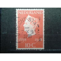Нидерланды 1948 Королева Вильгельмина 50 лет на троне