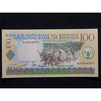 Руанда 100 франков 2003г.UNC