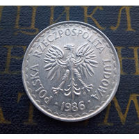1 злотый 1986 Польша #10
