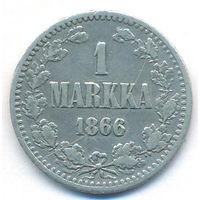 1 марка 1866 год (для Финляндии) _состояние VF/XF