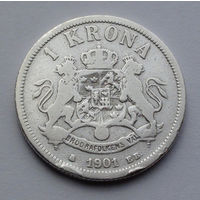 Швеция 1 крона, 1901
