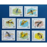 Вьетнам.1982.Пчёлы и осы (полная серия 8 марок)