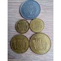 Пять Монет Украина - Одним Лотом.