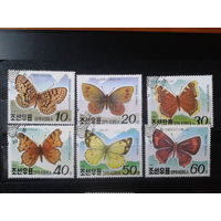 КНДР 1989 Бабочки Полная серия