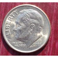10 центов (дайм) 2001 D США. Возможен обмен