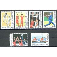 Спорт Конго 1996 год серия из 6 марок