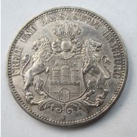 Гамбург 3 марки 1913 , серебро  .33-432