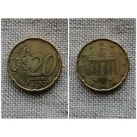 Германия 20 евроцентов 2002 F