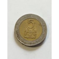 Кения 5 шиллинг 1997