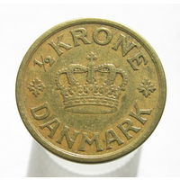 Дания 1/2 кроны 1924 (260) распродажа коллекции