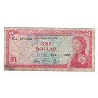 Восточно-Карибские штаты 1 доллар образца 1965 года