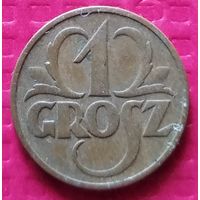 Польша 1 грош 1935 г. #31139