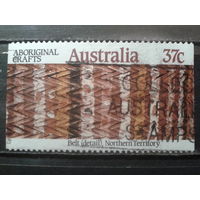 Австралия 1987 Прикладное искусство аборигенов, марка из буклета