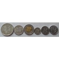 Панама 6 монет UNC