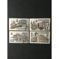 Современная Прага. Чехословакия,1978, серия 4 марки