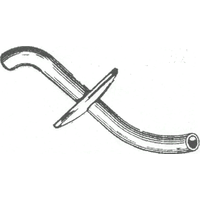 Инструмент медицинский (коллекция), лот No12б: трубка дыхательная S-образная (ТД-1)
