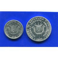 Бурунди 5 франков+1 франк , UNC