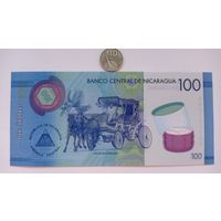 Werty71 Никарагуа 100 кордоба 2014 (2015) UNC банкнота