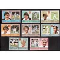 Гренадины-Сент Винсент (Юнион Исленд)-1984,(Мих.38-53)  ** ,Спорт, Крикет (полная серия)