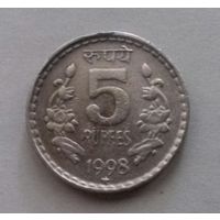 5 рупий, Индия 1998 г.