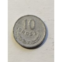 Польша 10 грошей 1949