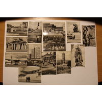 Миниатюрные фотокарточки "достопримечательности Берлина", времён ГДР, 13 штук, размер 7*4.5 см.