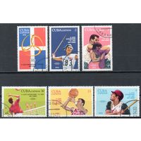 Спорт Куба 1974 год серия из 6 марок