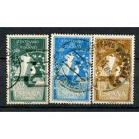 Испания - 1955 - Столетие Телеграфа - [Mi. 1065-1067] - полная серия - 3 марки. Гашеные.