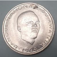 Руанда 10 франков, 1964 (9-4-2(в))