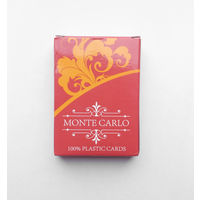 Карты для покера Monte Carlo, 100% пластик.
