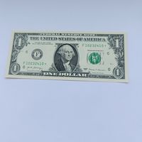 1 доллар США, серия замещения F 10 23 24 10 * из пачки пресс